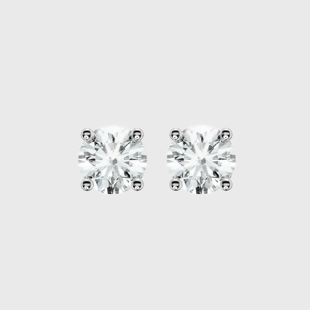 .55 ctw. Lab Grown Diamond Stud Earrings