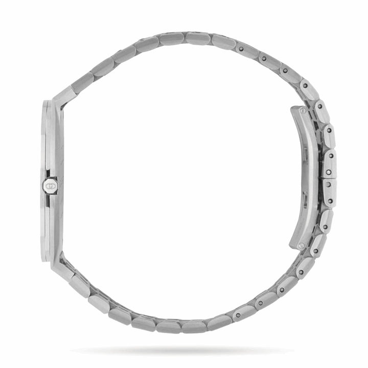 Gucci 25H 34mm — Silver Dial, Steel Bracelet | YA163402