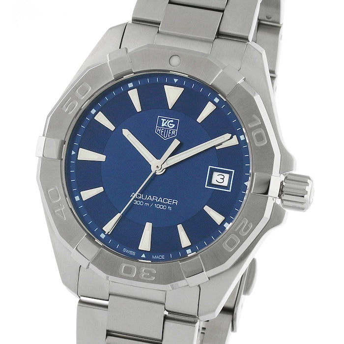 Pre-Owned TAG Heuer Aquaracer 41mm Quartz — Blue Dial | WAY1112.BA0928