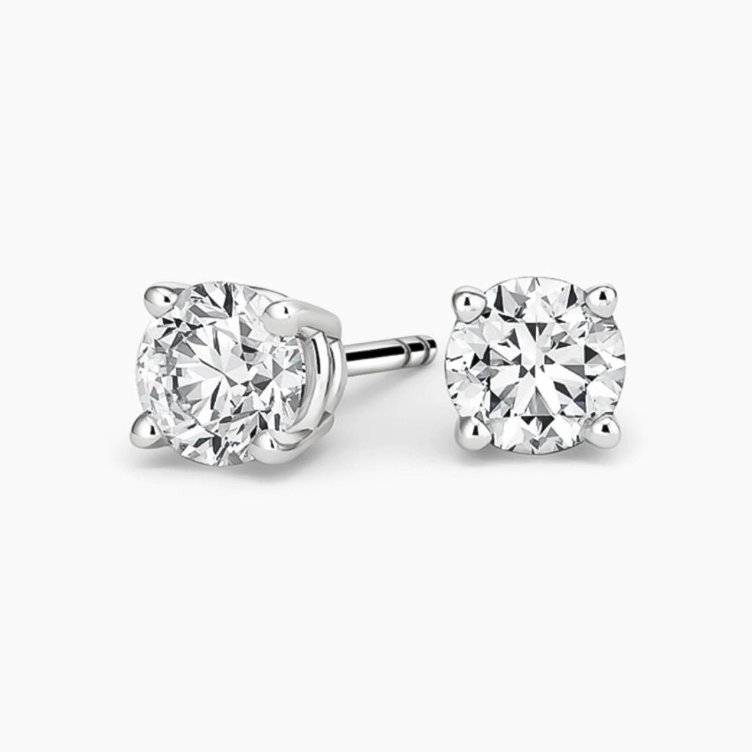 Certified Lab Grown Diamond Stud Earrings