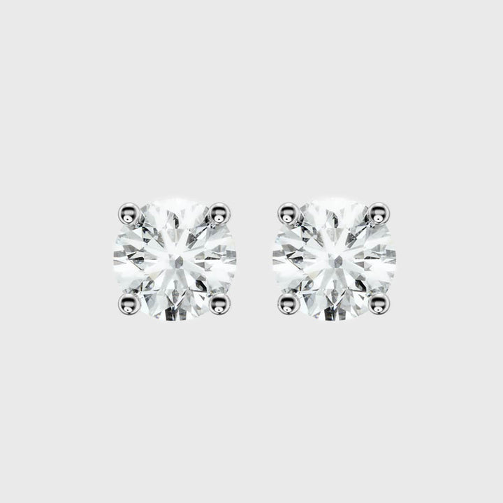 Certified Lab Grown Diamond Stud Earrings