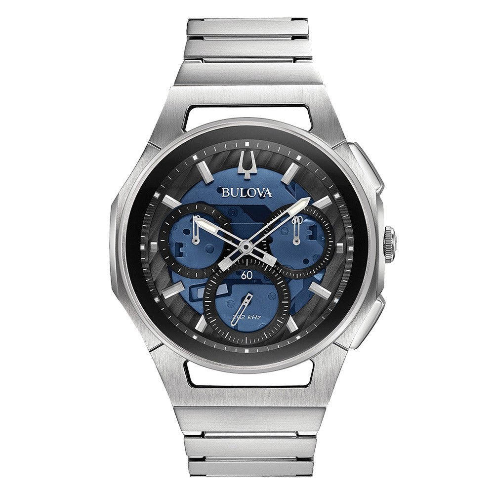 Bulova CURV Chronograph — Blue Dial | 96A205