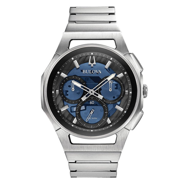 Bulova CURV Chronograph — Blue Dial | 96A205