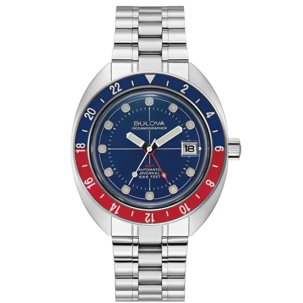 Bulova Oceanographer GMT Automatic — Blue Dial | 96B405