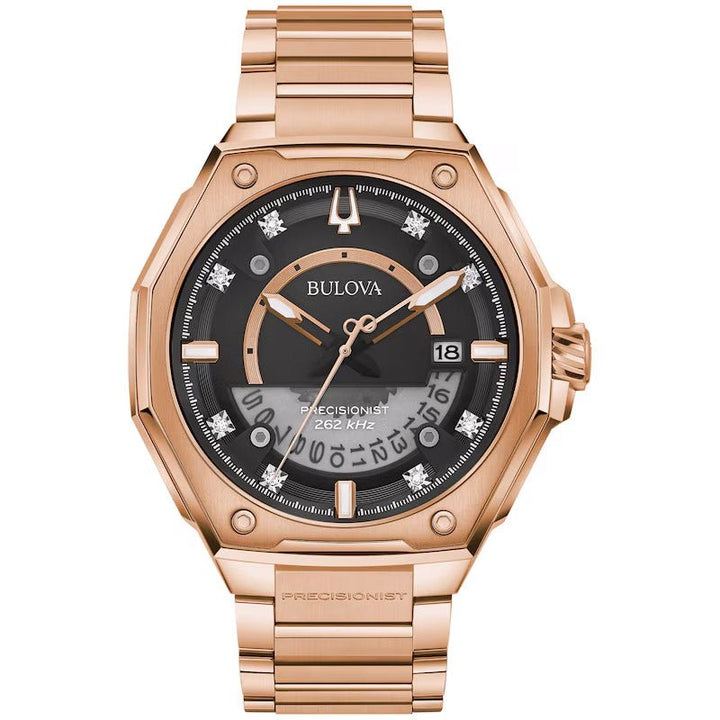 Bulova Icon Series X Precisionist — Black Dial, Diamonds | 97D129