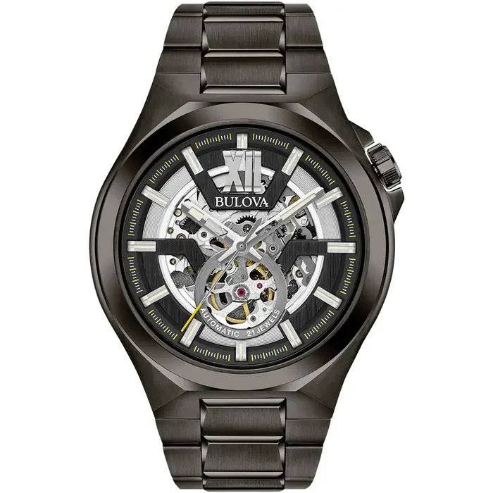 Bulova Maquina Automatic — Gunmetal Steel | 98A179