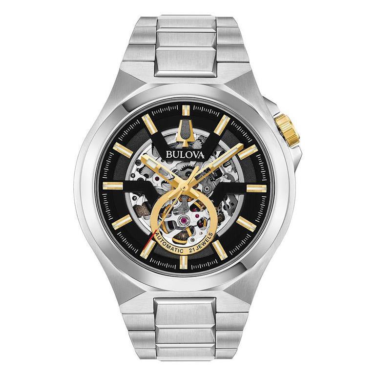Bulova Classic Automatic Open-Heart — Black Dial | 98A224
