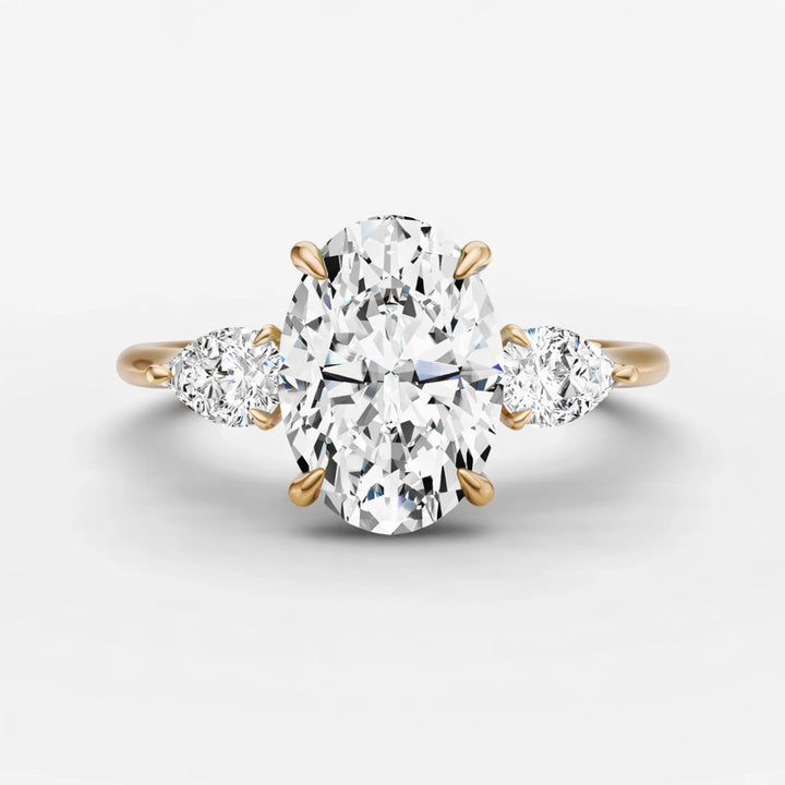 Three Stone Ring - Oval