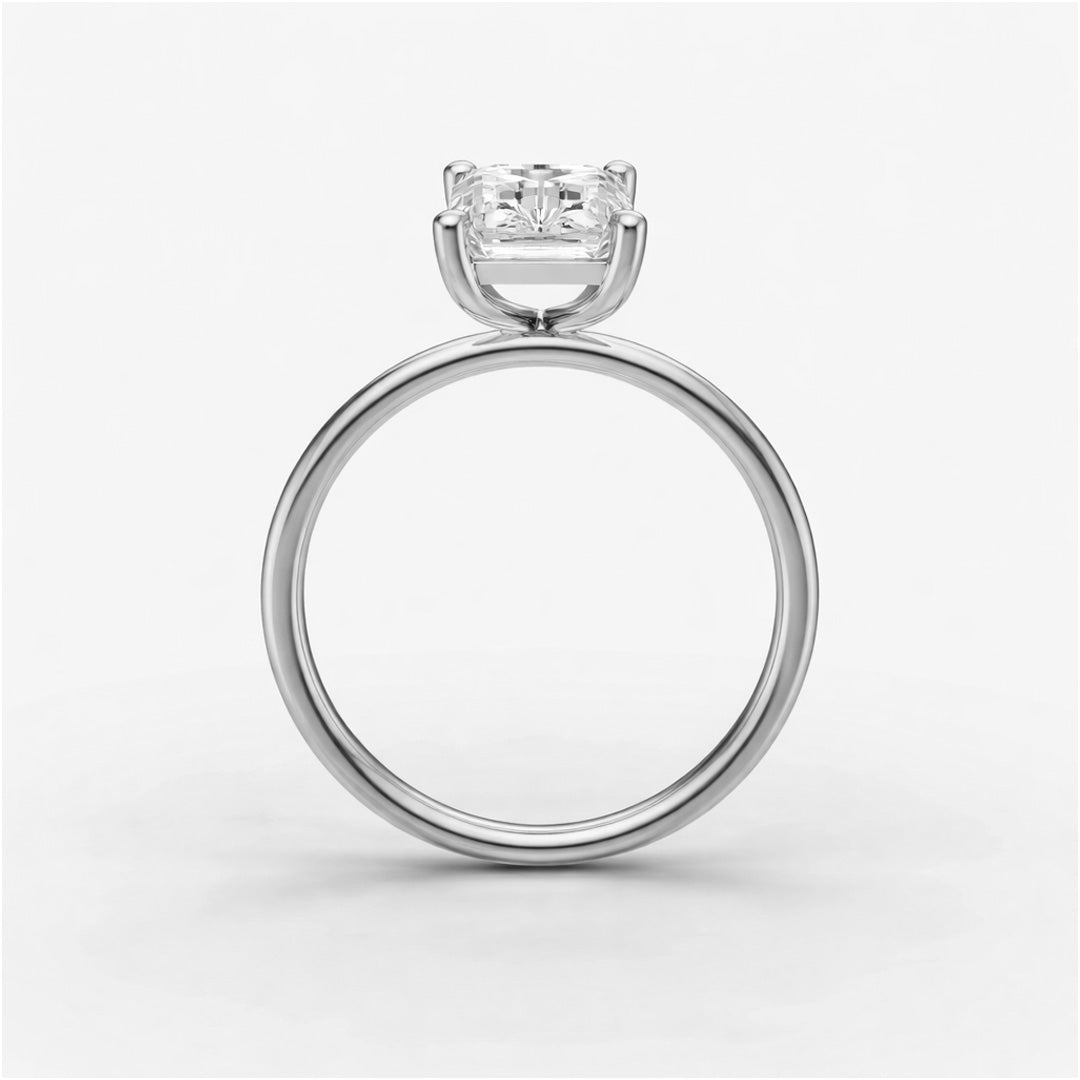 Solitaire Ring - Emerald