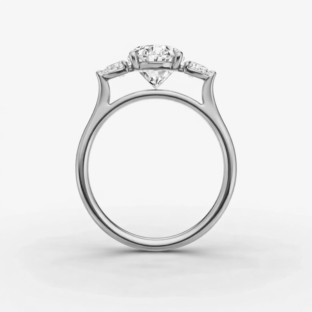 Three Stone Ring - Oval