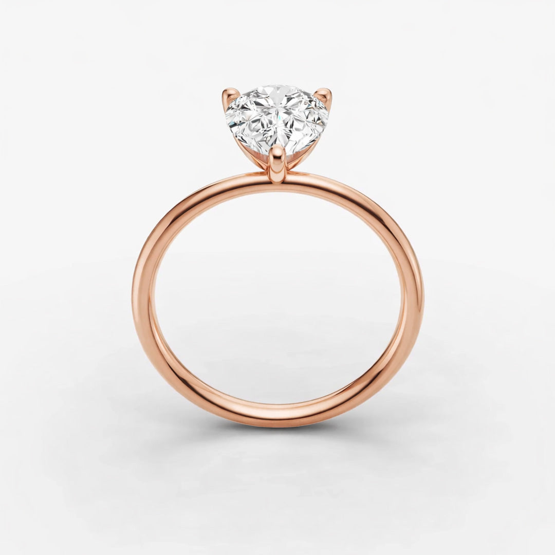 Solitaire Ring - Pear