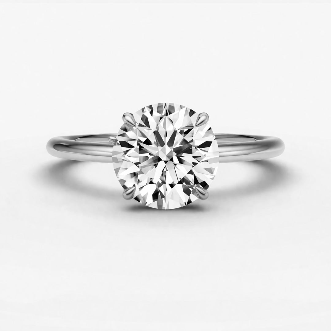 Hidden Halo Ring - Round