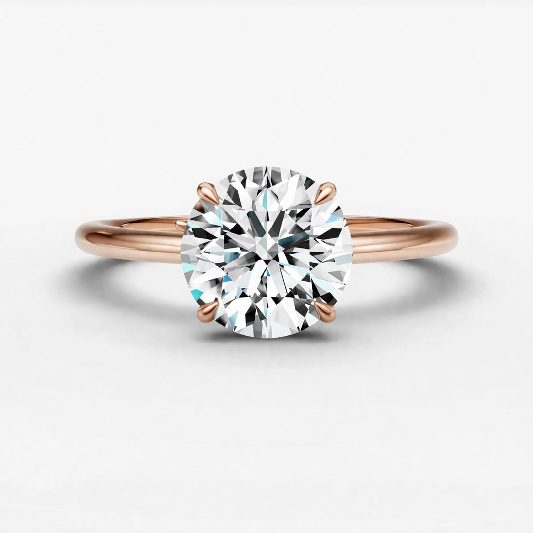 Hidden Halo Ring - Round