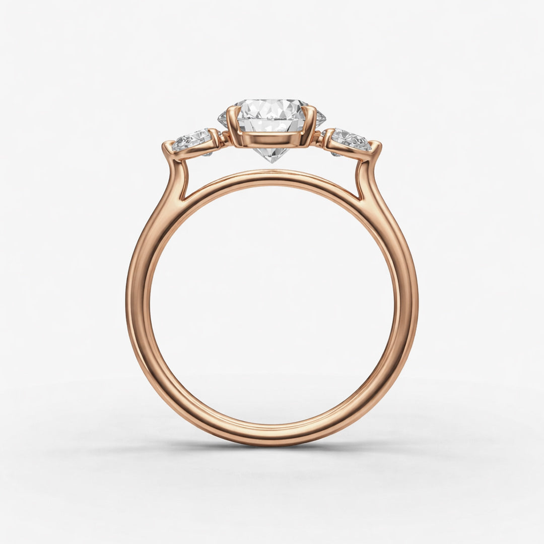 Three Stone Ring - Round