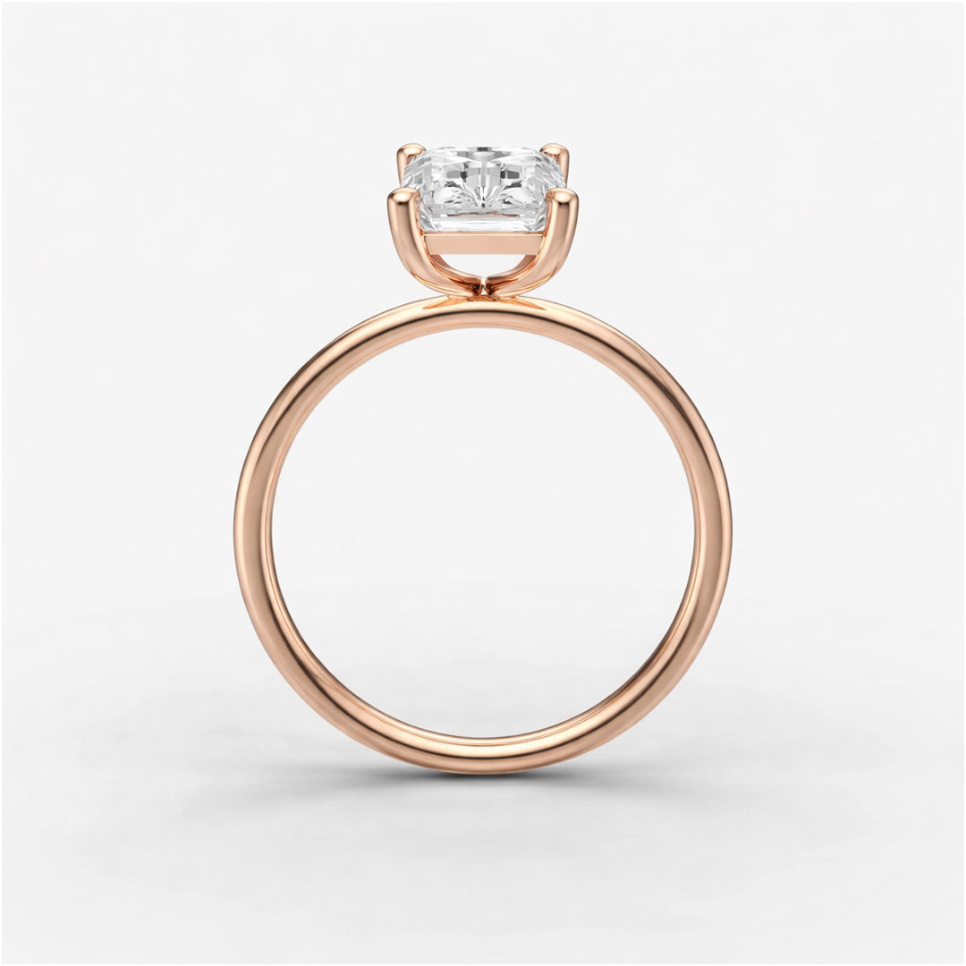 Solitaire Ring - Emerald