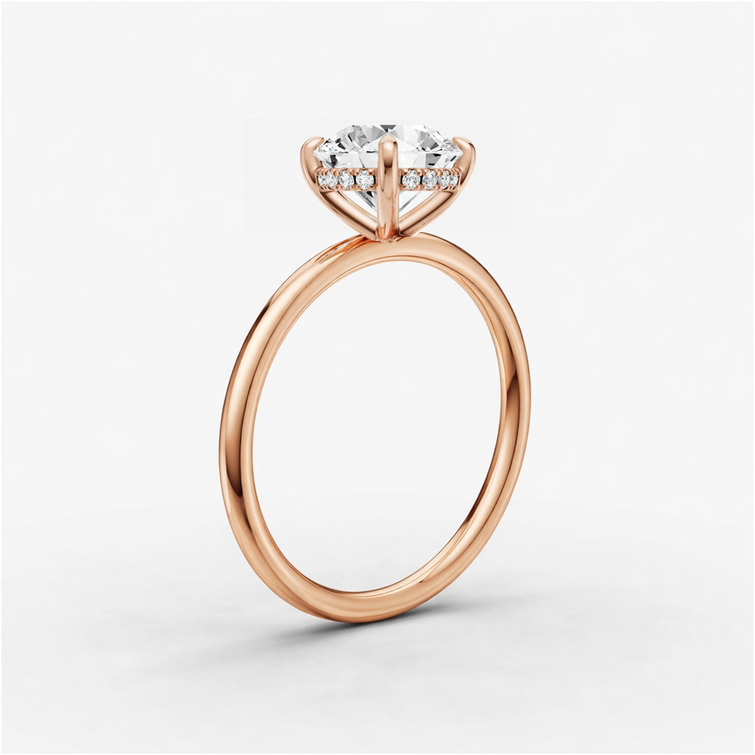 Hidden Halo Ring - Round