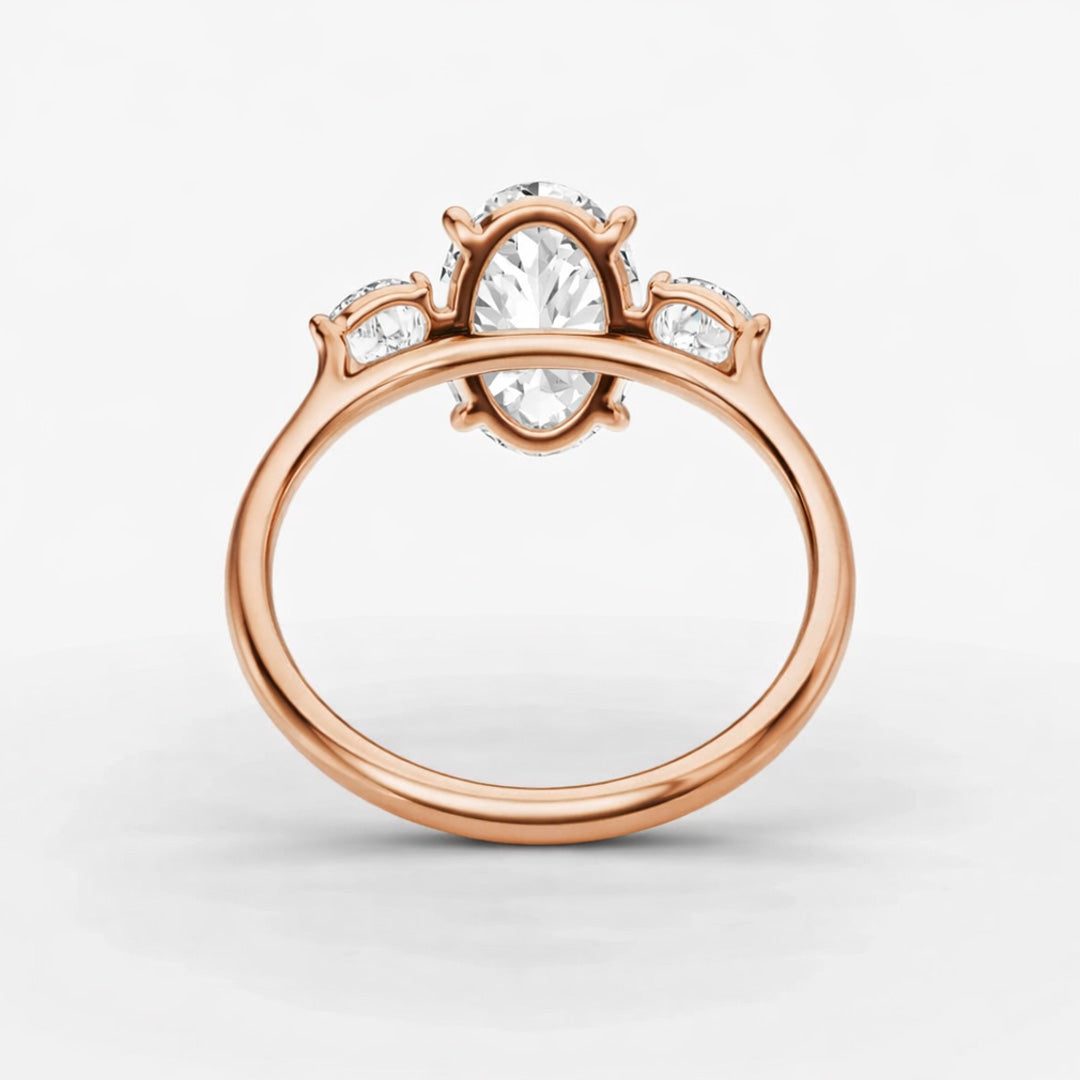 Three Stone Ring - Oval