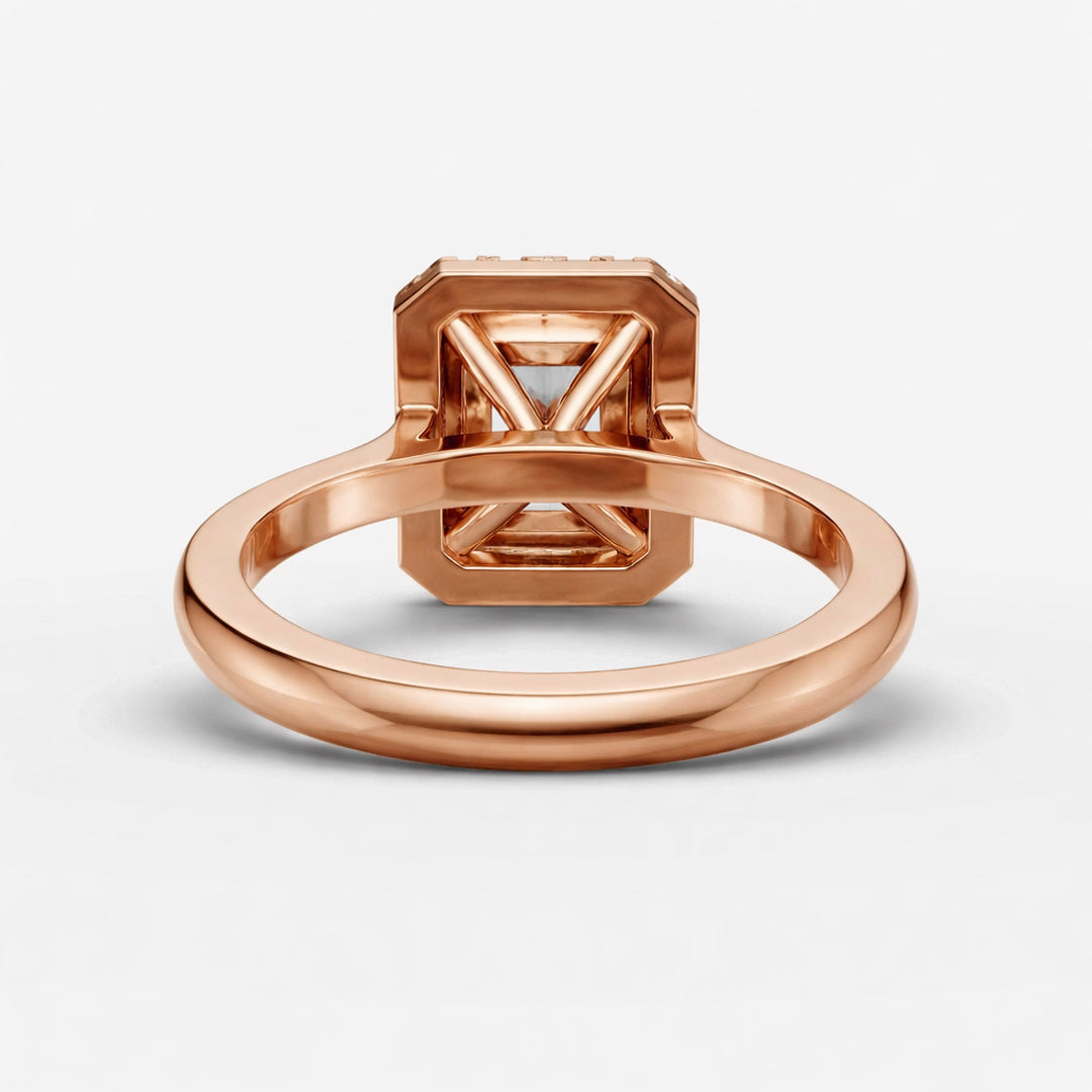 Halo Ring - Emerald