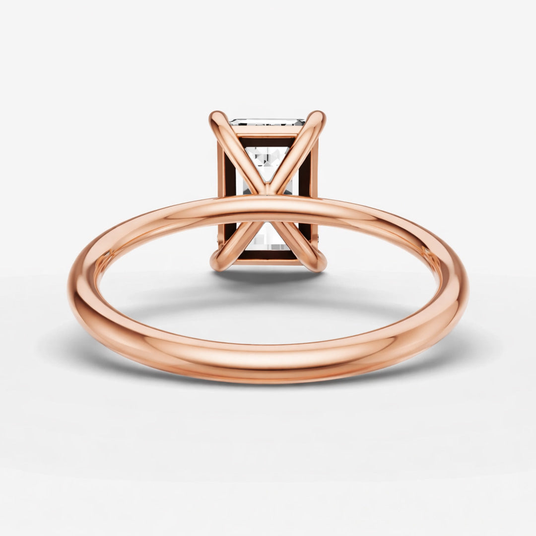 Solitaire Ring - Emerald