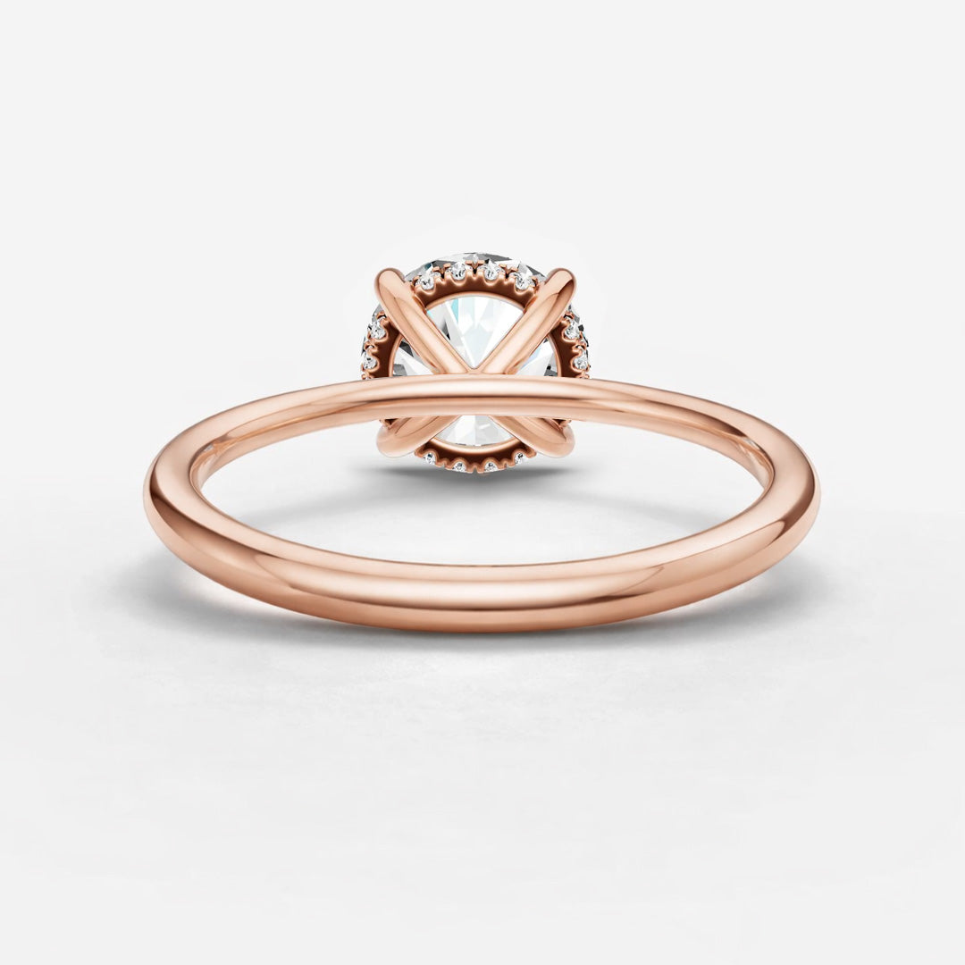 Hidden Halo Ring - Round