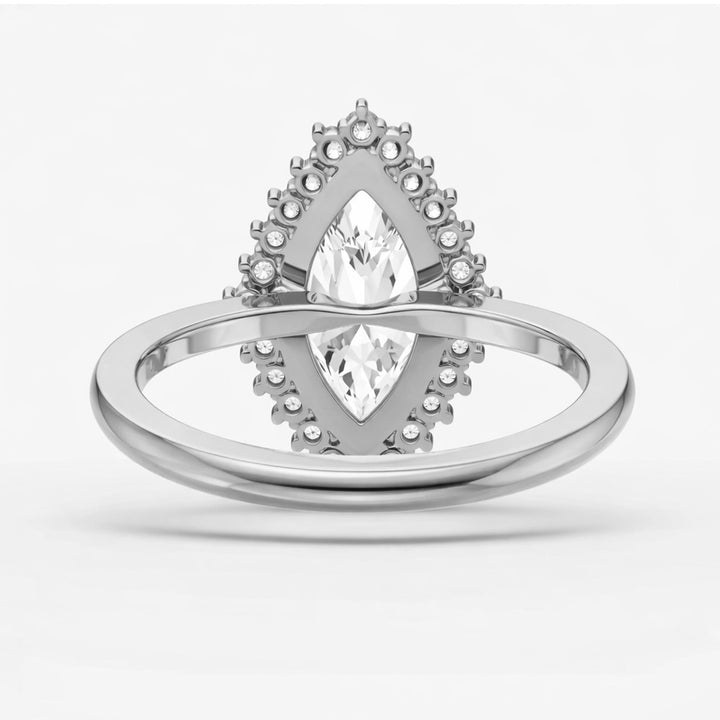 Halo Ring - Marquise