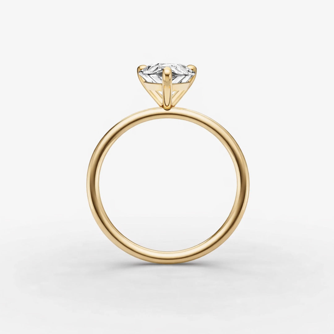 Solitaire Ring - Pear