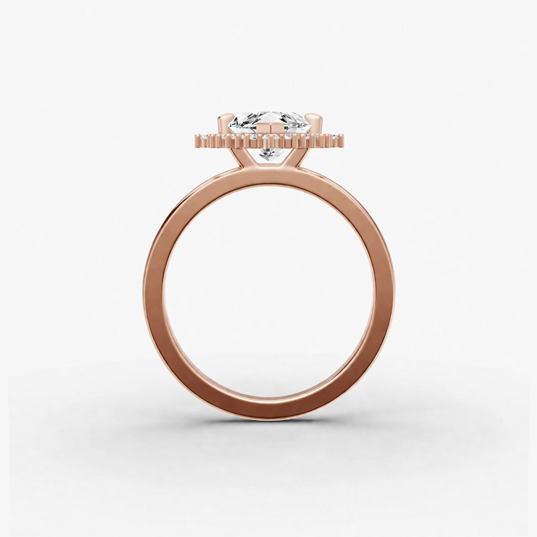 Halo Ring - Marquise