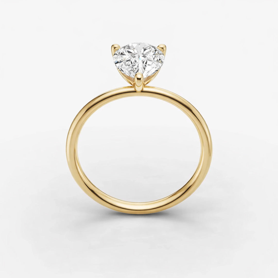 Solitaire Ring - Pear