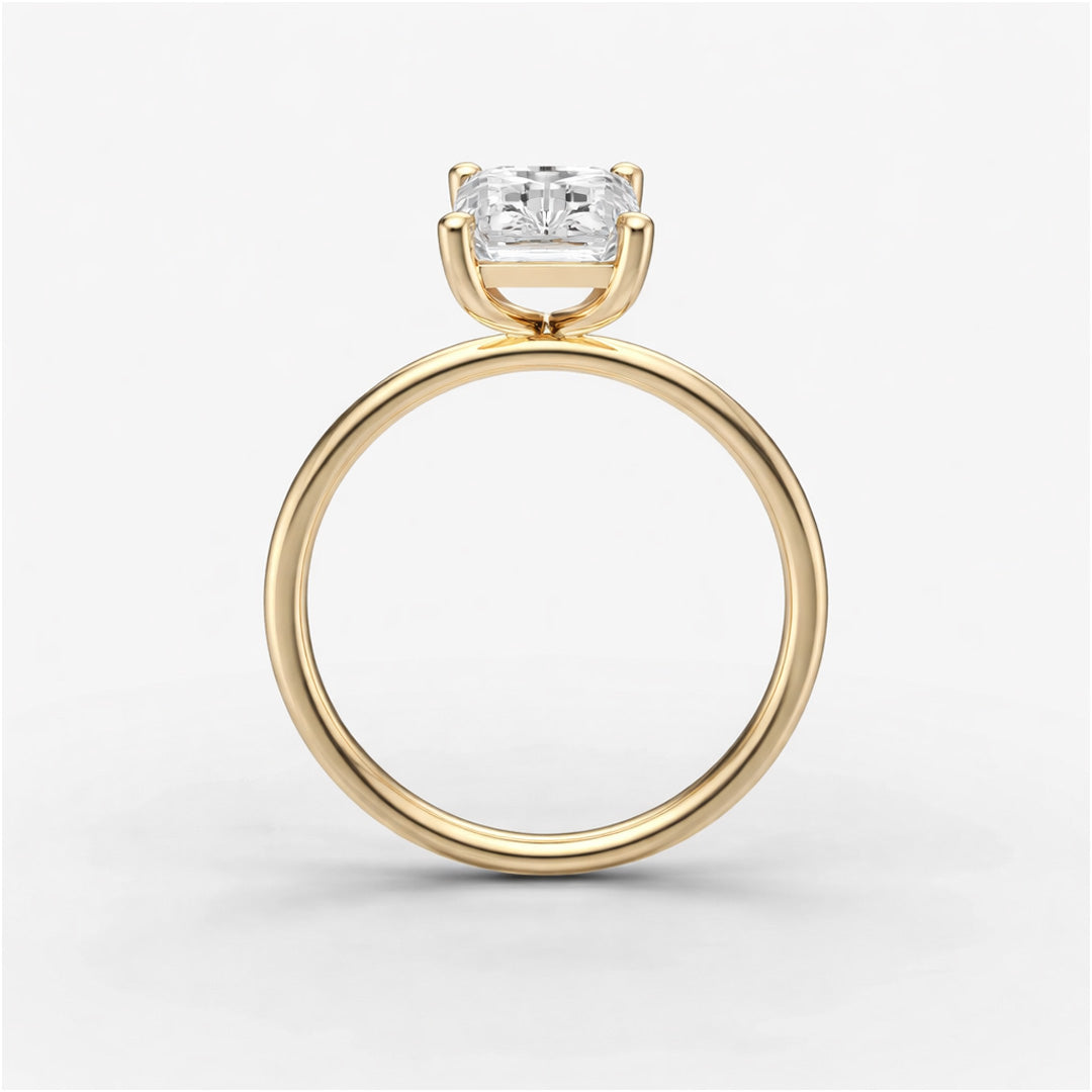 Solitaire Ring - Emerald