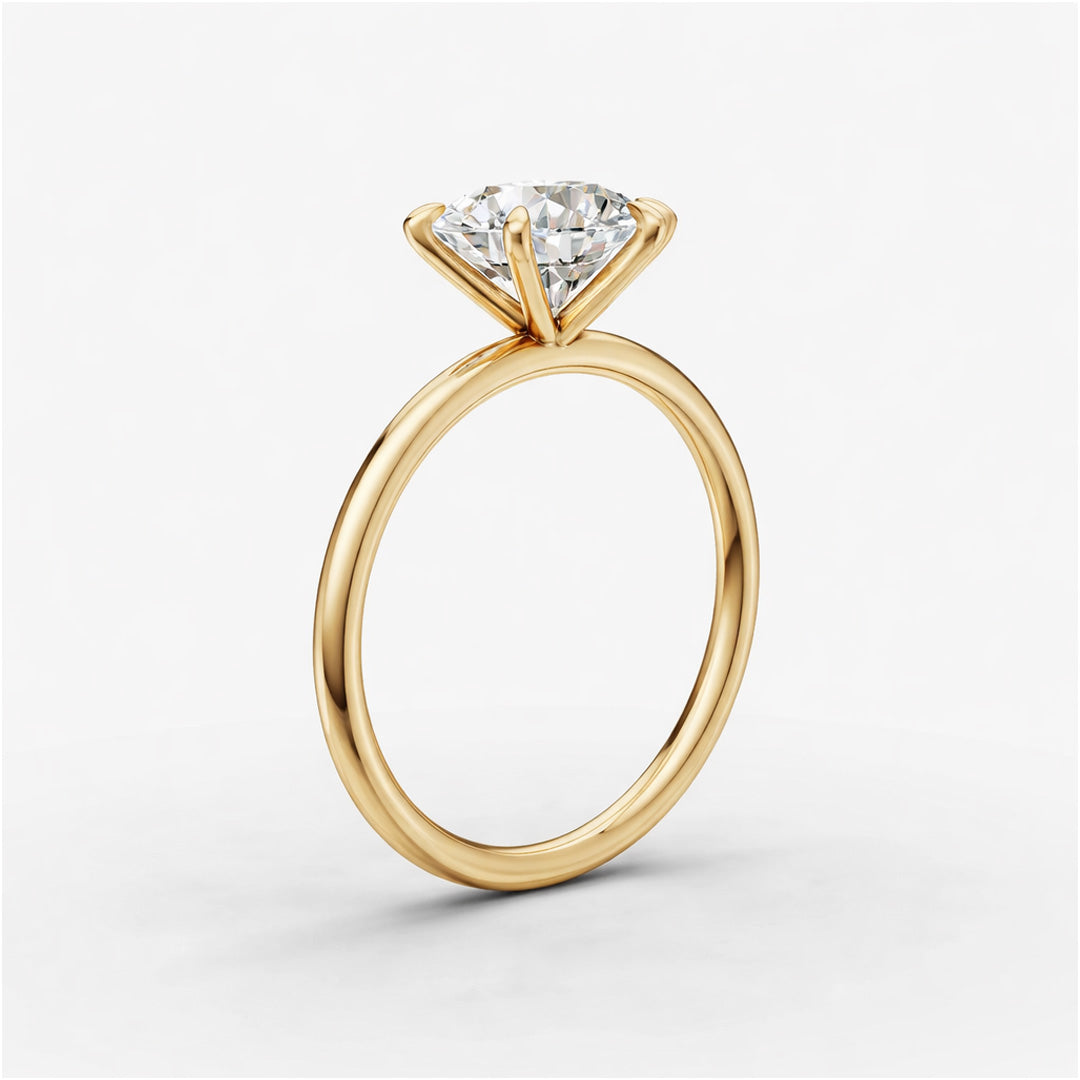 Solitaire Ring - Round