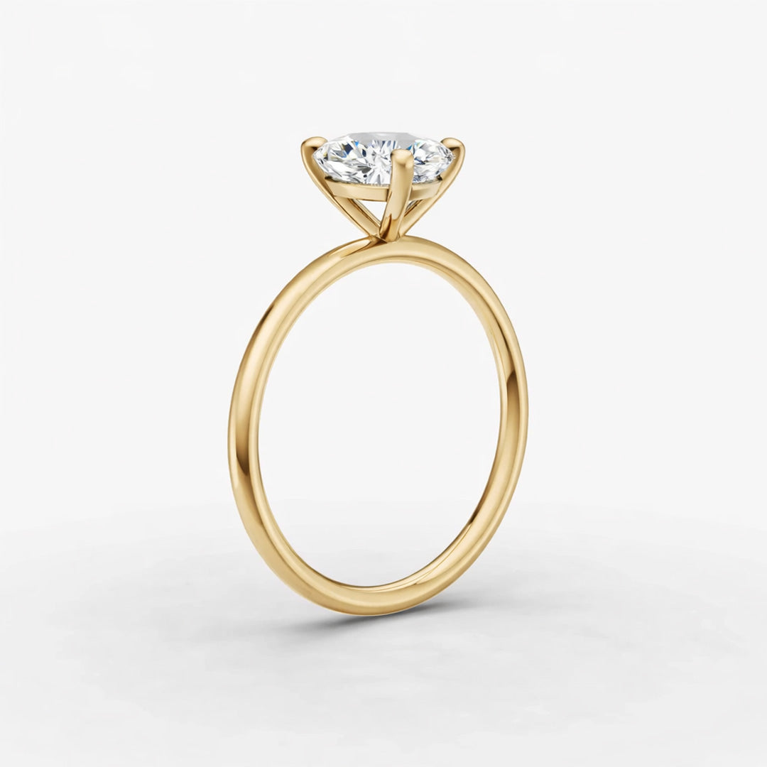 Solitaire Ring - Pear