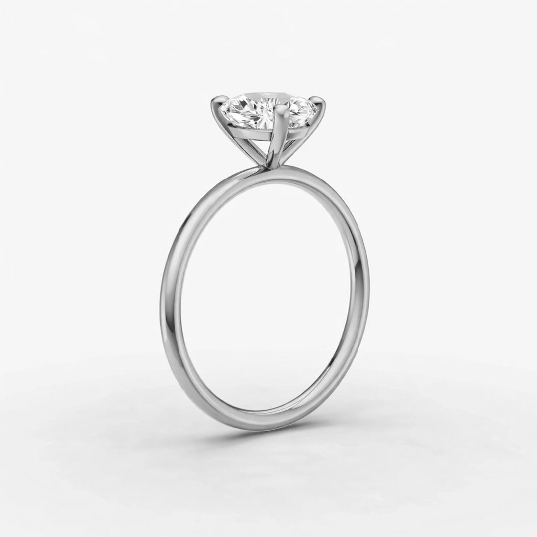 Solitaire Ring - Pear