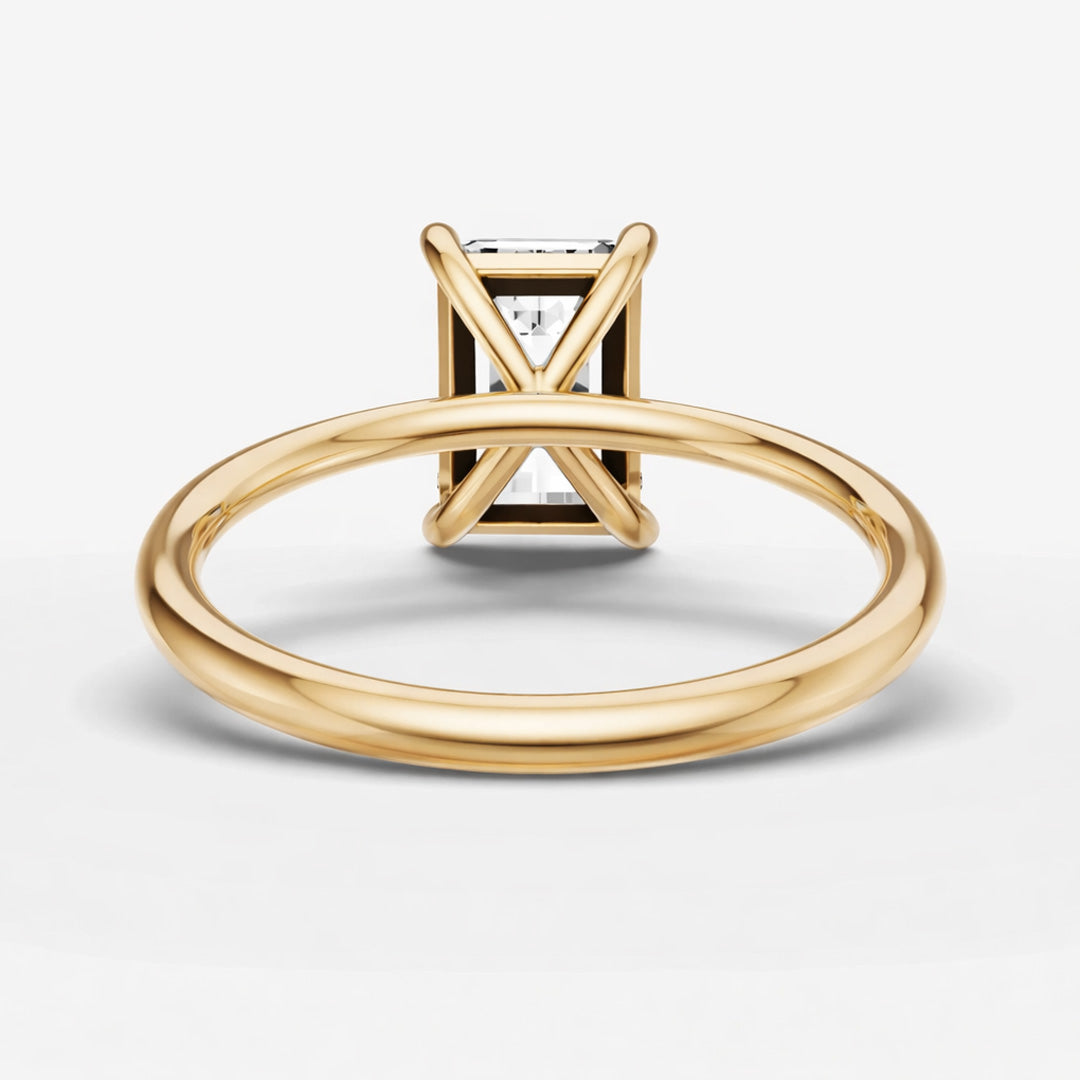 Solitaire Ring - Emerald