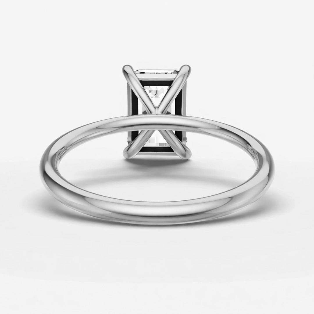 Solitaire Ring - Emerald