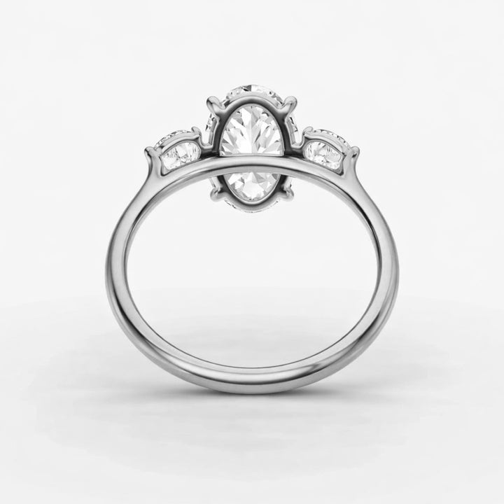 Three Stone Ring - Oval