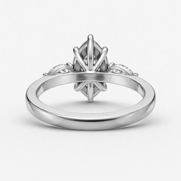 Three Stone Ring - Marquise