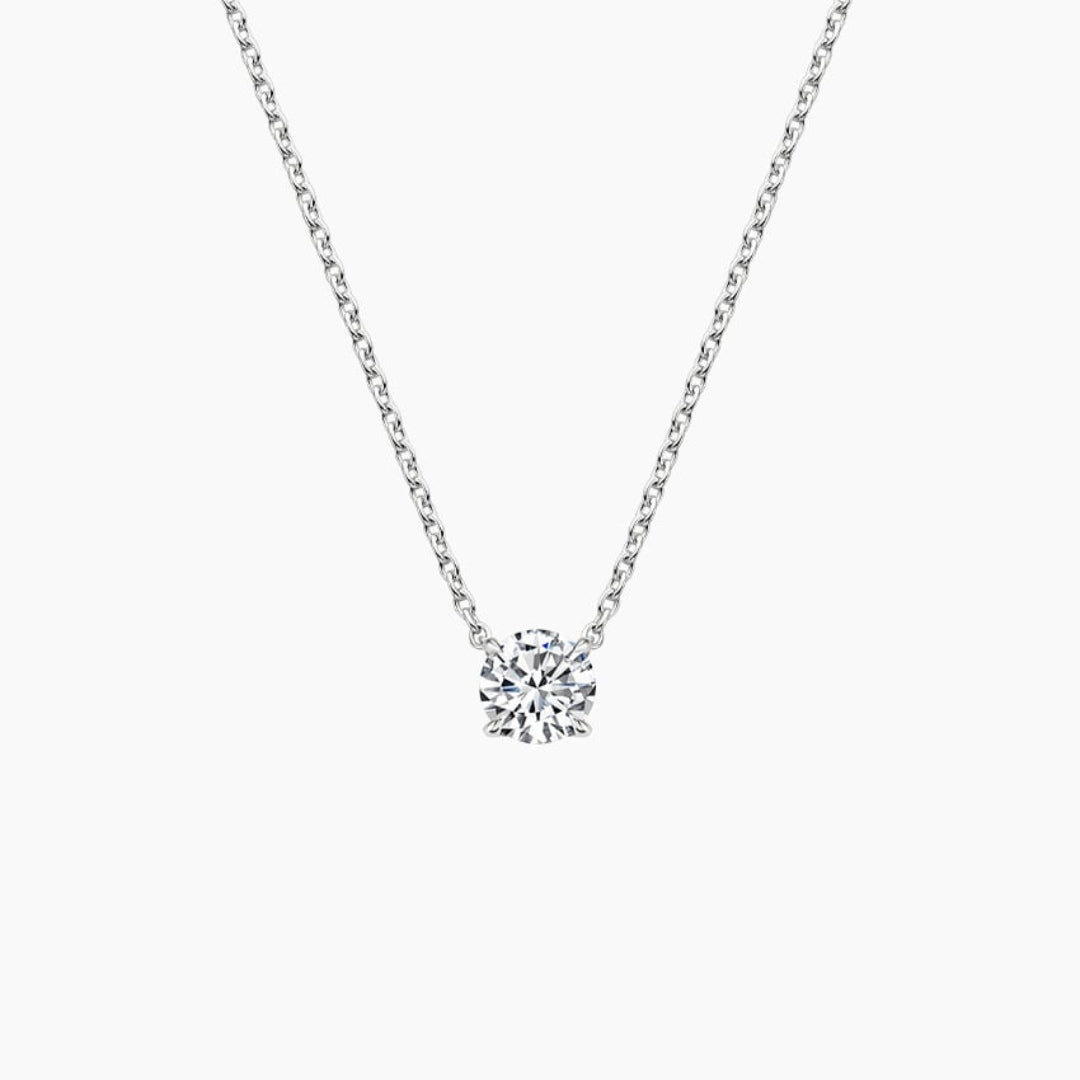 Certified Lab Grown Claw Prong Diamond Pendant