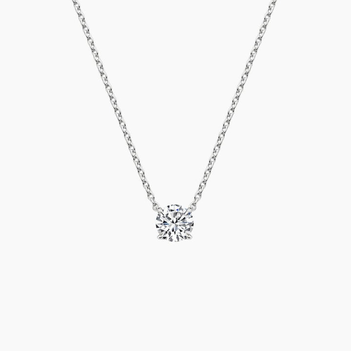 Certified Lab Grown Claw Prong Diamond Pendant