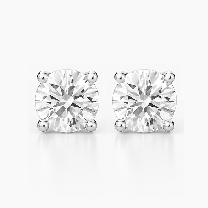 Certified Lab Grown Diamond Stud Earrings