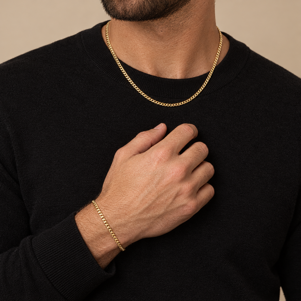 THEIAN Cuban Link Bracelet — 3mm