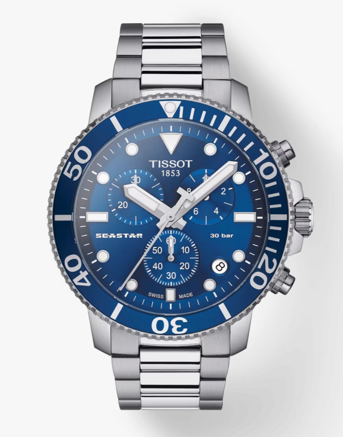 Tissot Seastar 1000 Chronograph — Blue Dial | T1204171104100