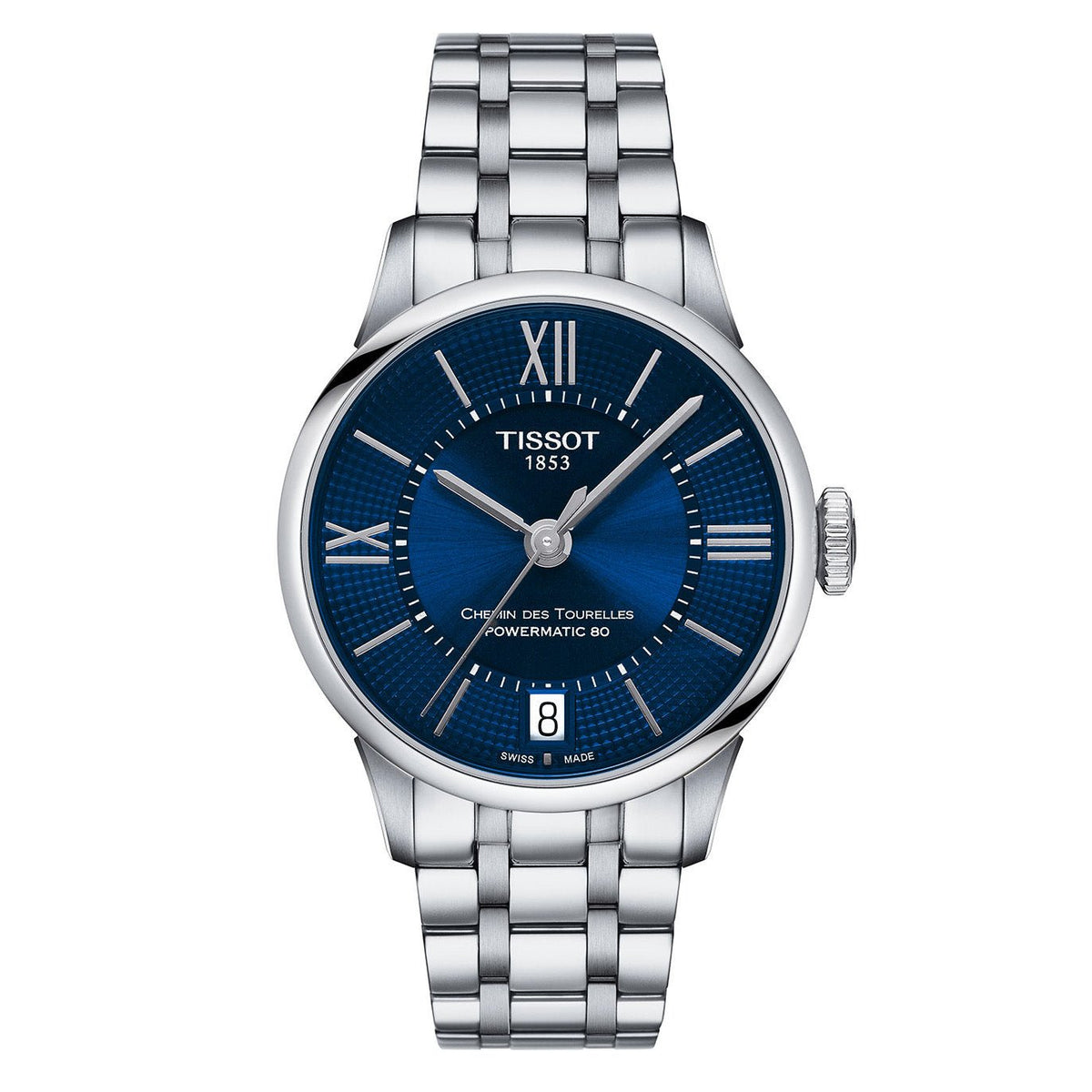 Tissot Chemin Des Tourelles Powermatic 80 — Blue | T0992071104800