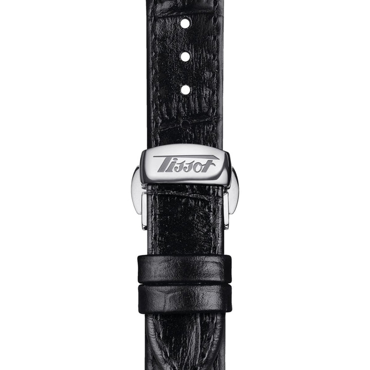 Tissot Heritage Porto Hand-Wound — White Dial, Black Leather | T1285051601200
