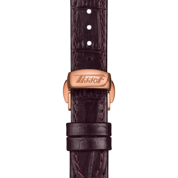 Tissot Heritage Porto Hand-Wound — White Dial, Brown Leather | T1285053601200