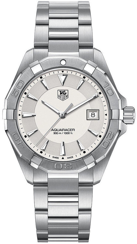 Pre-Owned TAG Heuer Aquaracer 41mm Quartz — Ivory Dial | WAY1111.BA0928
