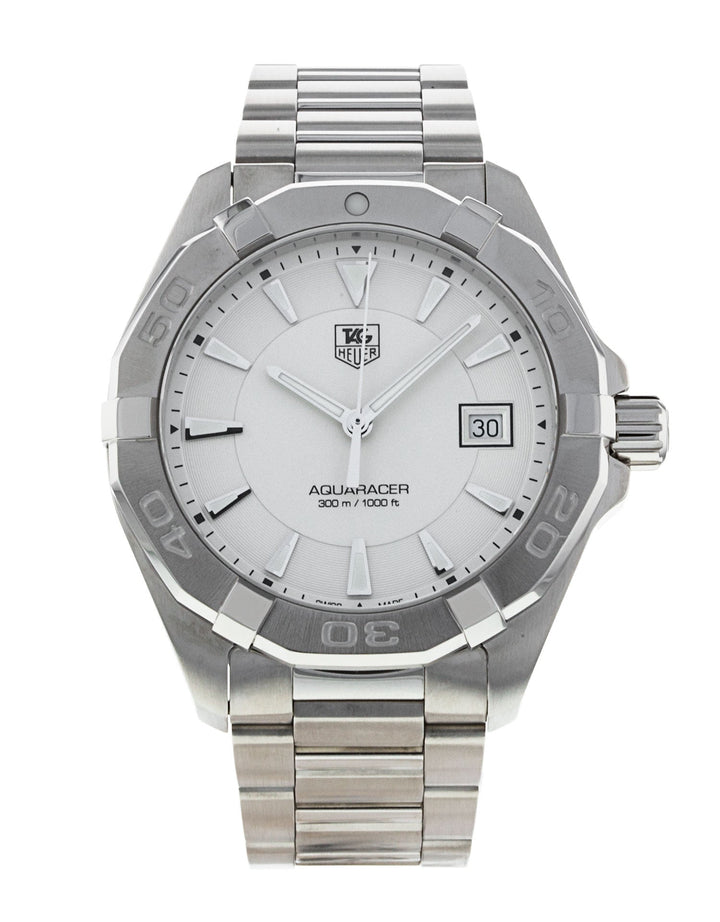 Pre-Owned TAG Heuer Aquaracer 41mm Quartz — Ivory Dial | WAY1111.BA0928