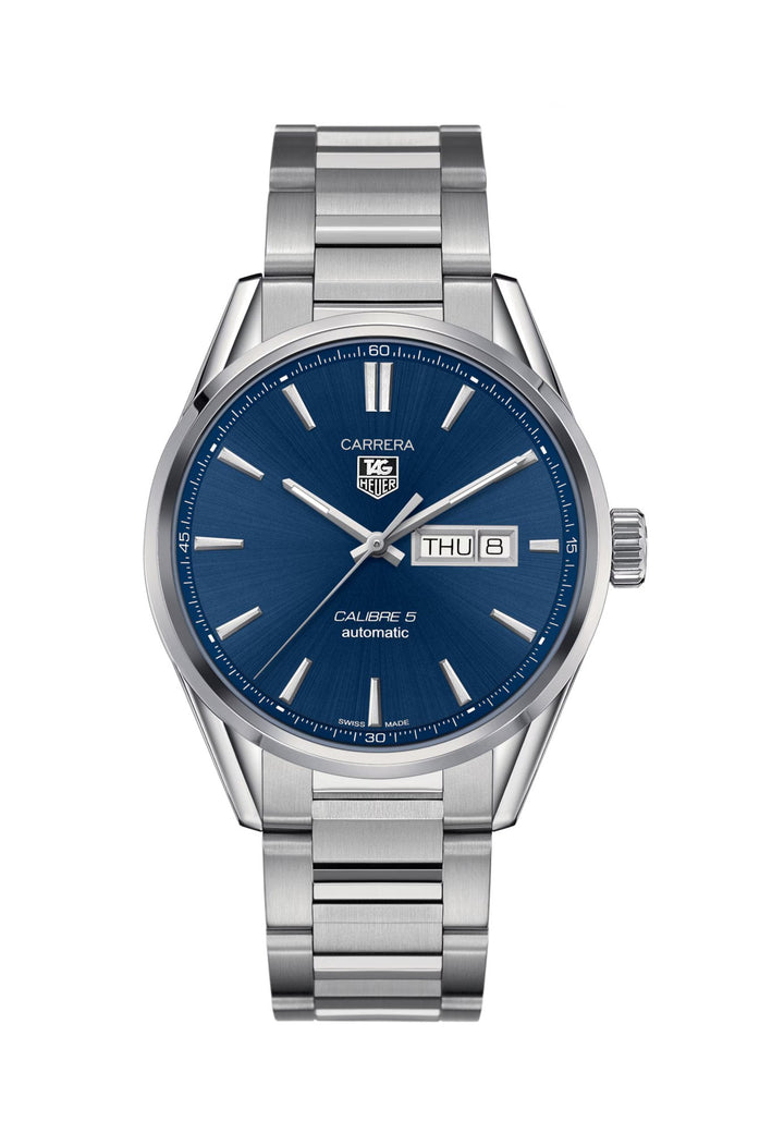 Pre-Owned TAG Heuer Carrera Calibre 5 Automatic — Blue Dial | WAR201E.BA0723