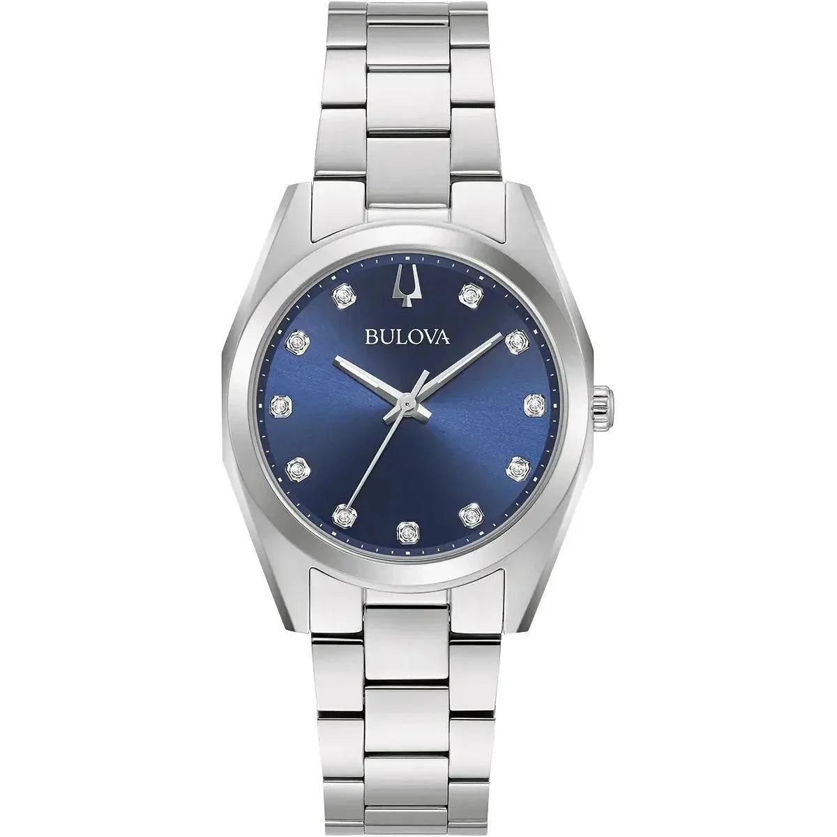 Bulova Surveyor 31mm — Blue Dial, 11 Diamond Markers | 96P229