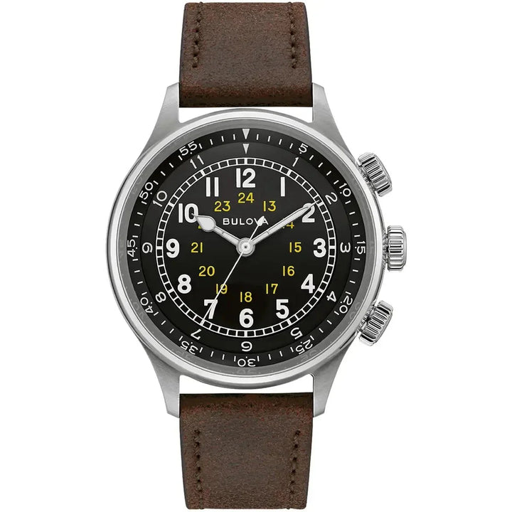 Bulova Archive A-15 Pilot Automatic — Black Dial | 96A245