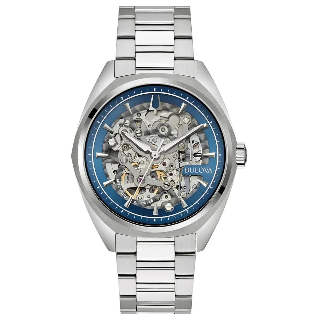 Bulova Classic Automatic — Blue Exhibition Dial | 96A292